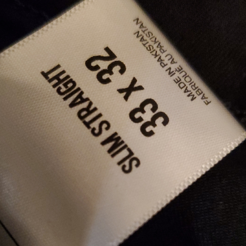 Express Men's Slim Black Jeans - Picture 3 of 6